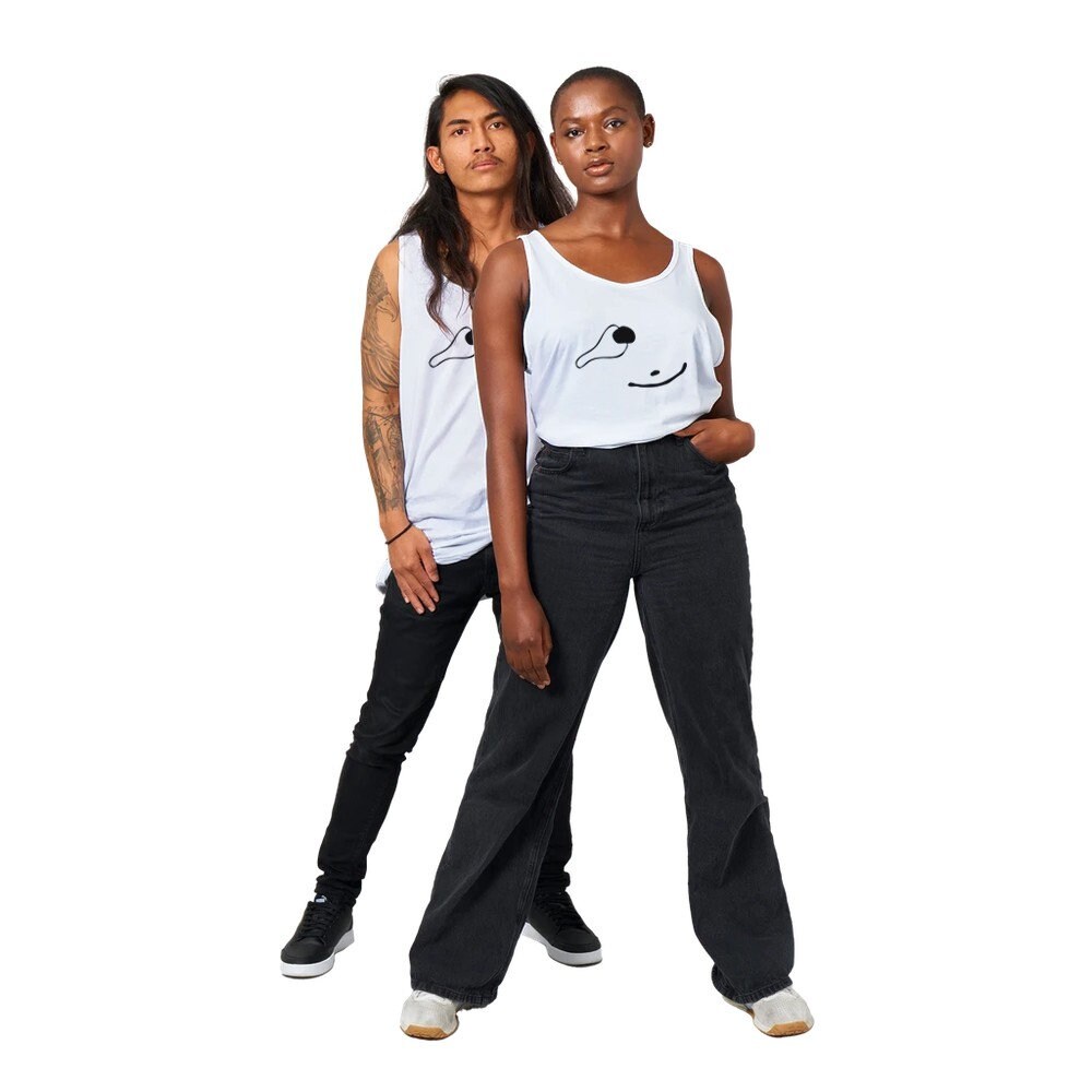 Unisex Tank Top // Faces.maserung #2 Unisex Tank Top // Faces.maserung #2 von kalovestocreate