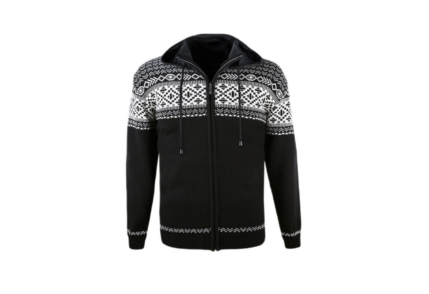 kama Kapuzenpullover Sweater Pullover 3064 Full Zip aus Merinowolle (mit Kapuze, winddicht) von kama