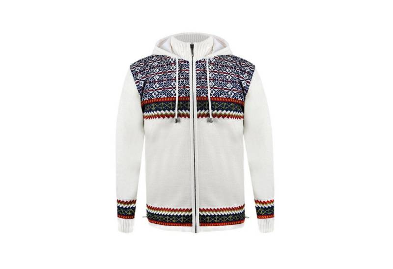 kama Kapuzenpullover Sweater Pullover 3097 Full Zip mit Nordischen Muster (Kapuze) von kama