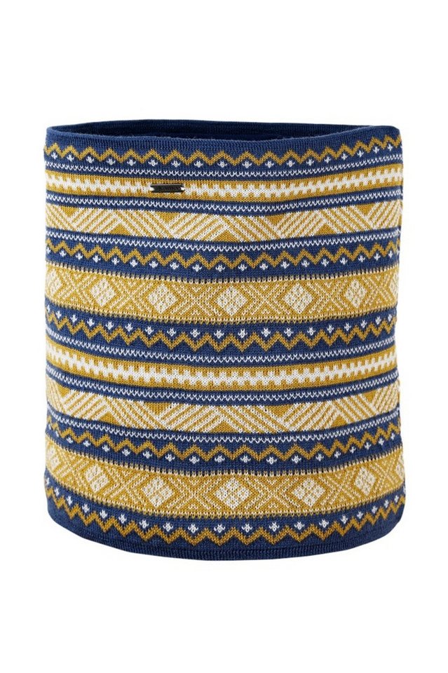 kama Multifunktionstuch (Halstuch) S35 - Merinowolle - blau/gelb - 1 Stück von kama