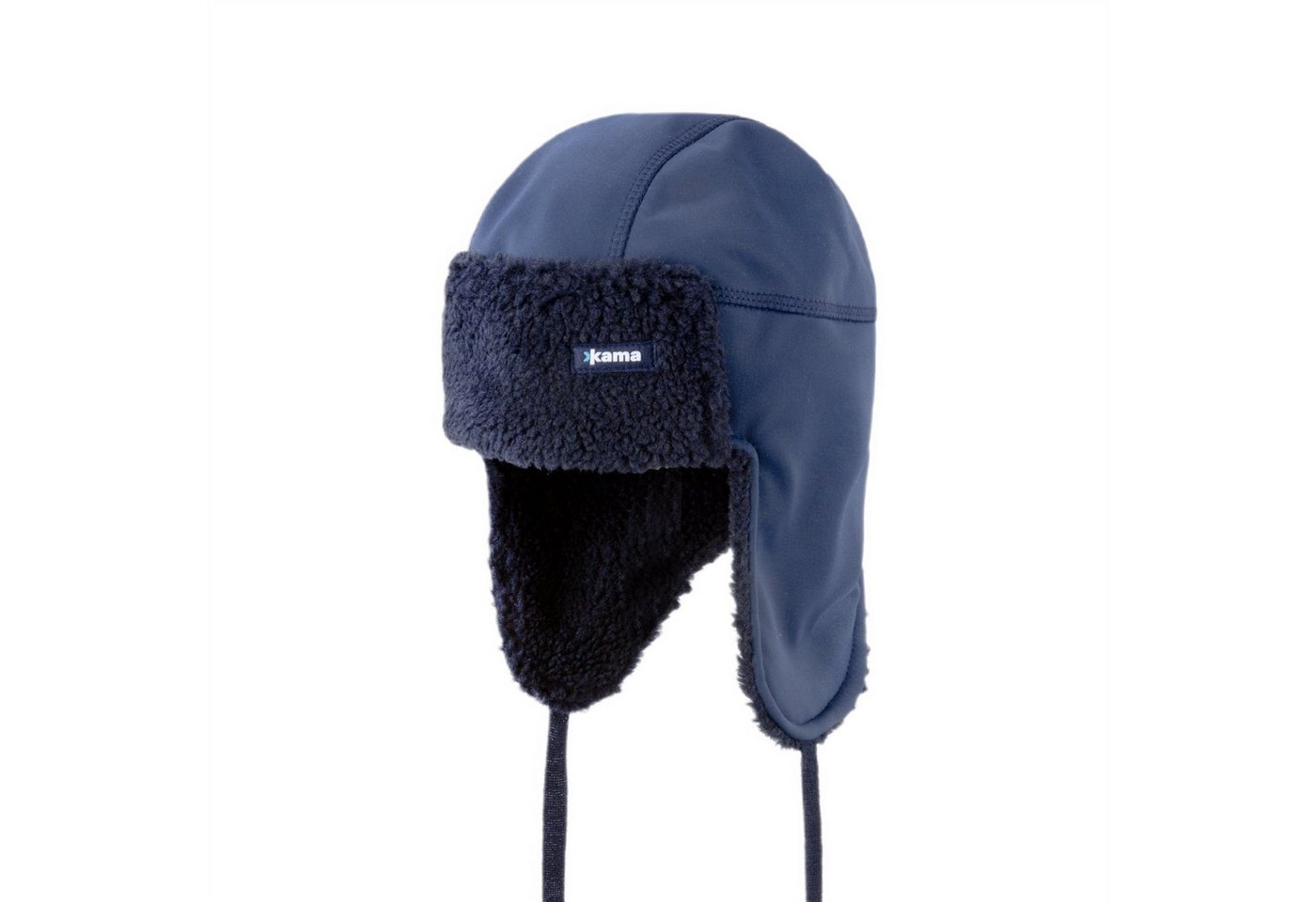 kama Ohrenmütze Wintermütze (Ohrenmütze) AW65 Lapon Soft Shell (winddicht) - navyblau von kama