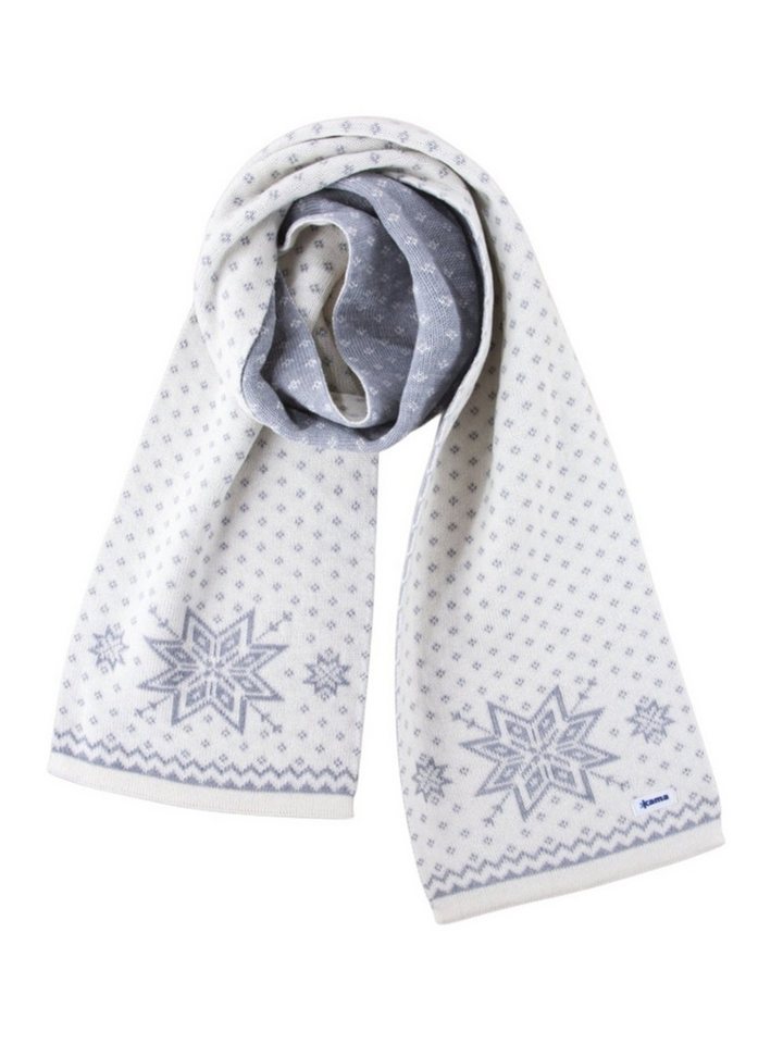 kama Schal (Merinowolle) S23 - weiss 160cm x 25cm - 1 Stück von kama