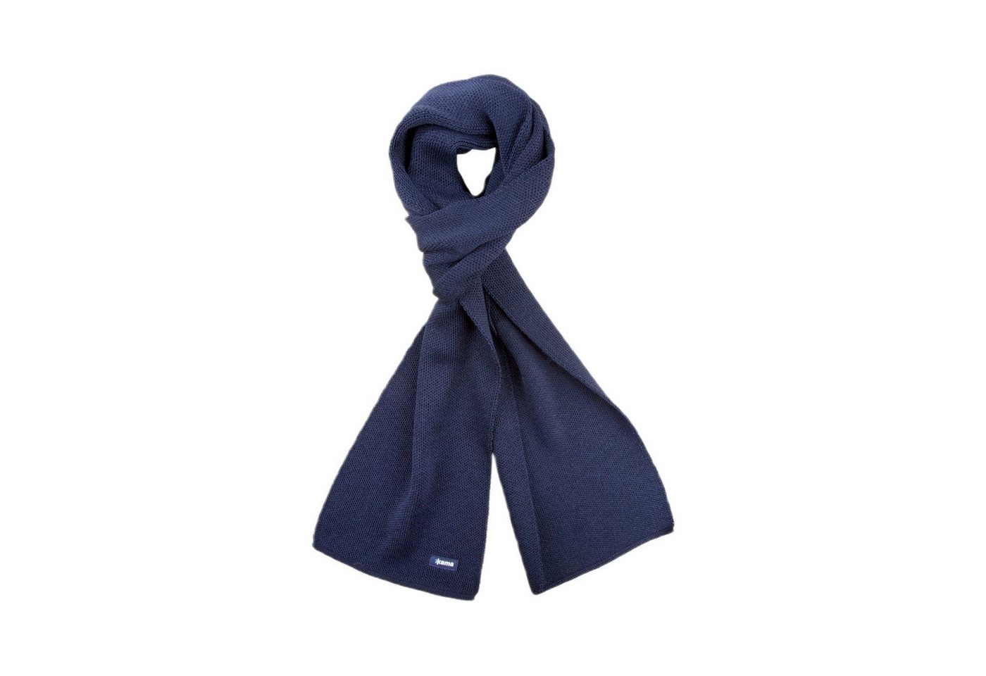 kama Schal (Merinowolle-Mischung) S22 - navyblau 170m x 22cm - 1 Stück von kama