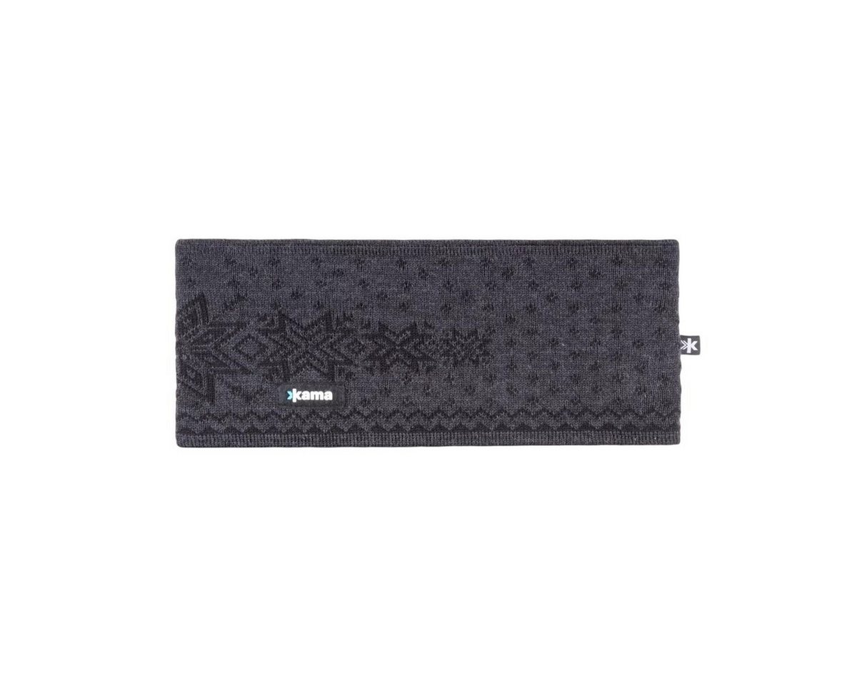 kama Stirnband C41 (Merinowolle) - graphitgrau - 1 Stück von kama