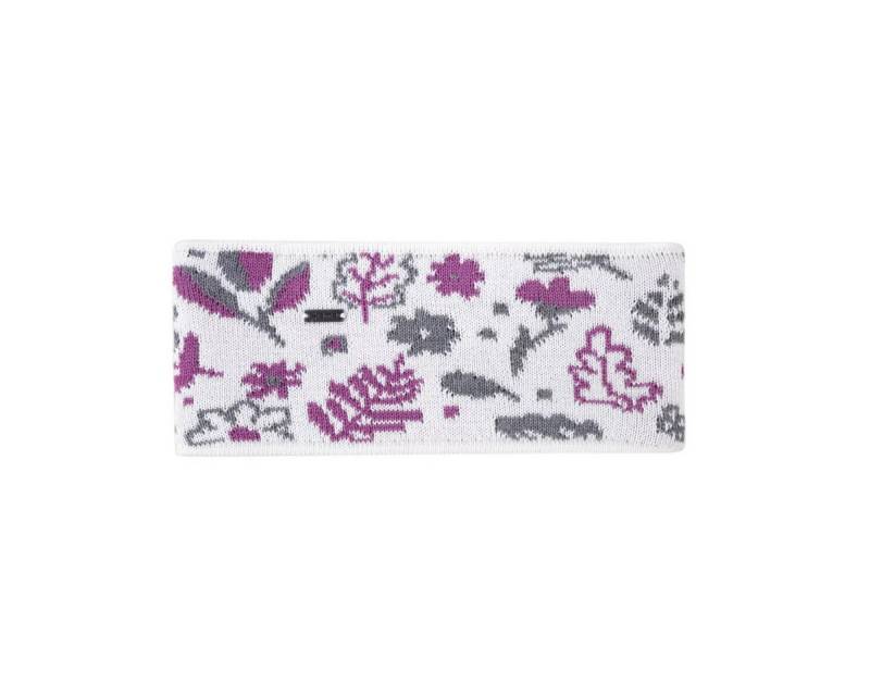 kama Stirnband C51 (Merinowolle) - weiss/pink/grau - 1 Stück von kama