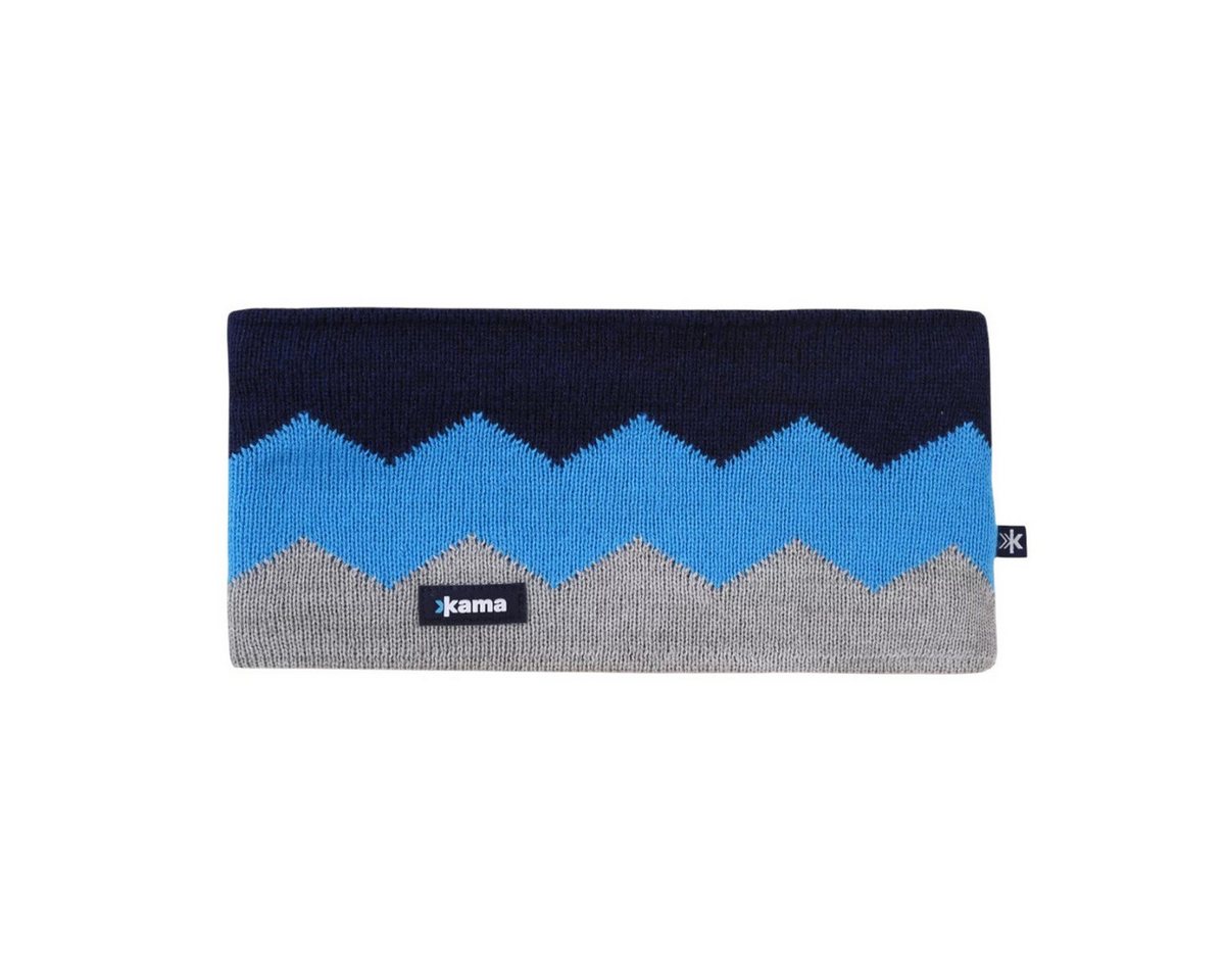 kama Stirnband C79 (Merinowolle) - grau/blau/navyblau - 1 Stück von kama