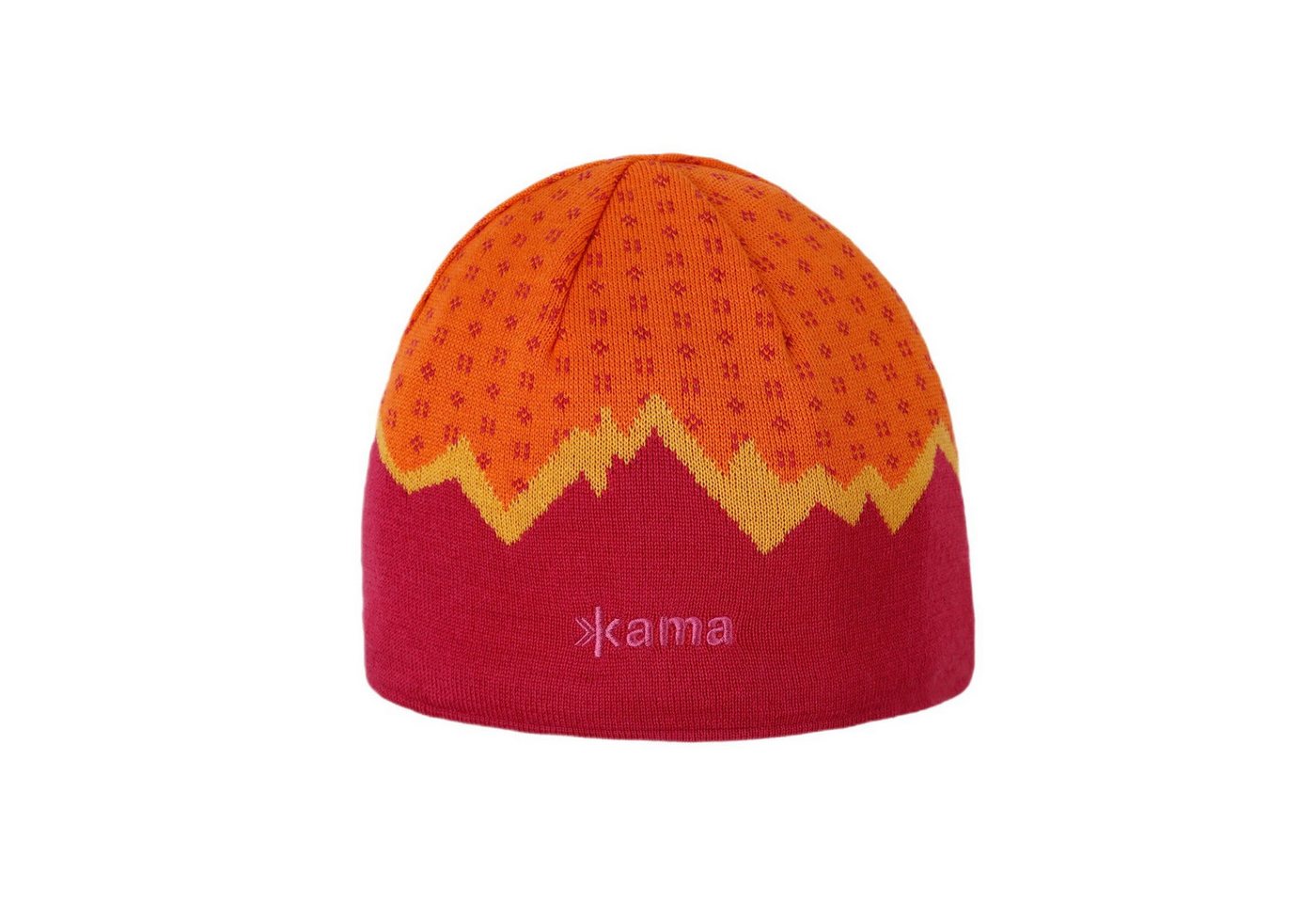 kama Strickmütze (Beanie) A169 Kamakadze Merino - pink/orange - 1 Stück von kama