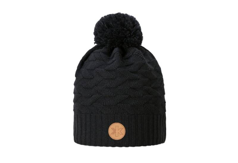 kama Strickmütze (Bommel) AW71 Merino Kamakadze (winddicht) - graphitgrau - 1 Stück von kama