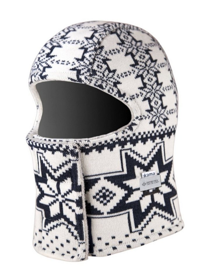 kama Sturmhaube DW22 (winddicht, atmungsaktiv, sehr warm) - weiss/schwarz - 1 Stück von kama