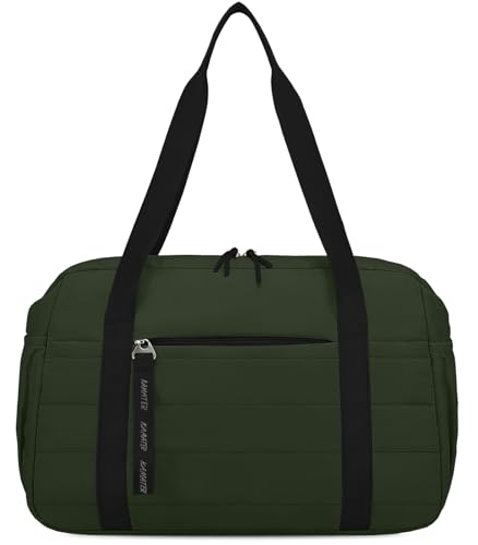 Tragetasche für Damen, leicht, gesteppt, bauschig, für den Alltag, für 39,6 cm (15,6 Zoll) Laptop, für Arbeit, Reisen, Fitnessstudio von kamater