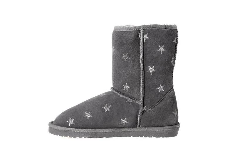 kamelshopping Mädchen Winterstiefel zum Schlupfen Winterboots moderner Winterschuh für Mädchen Lammfell gefüttert von kamelshopping