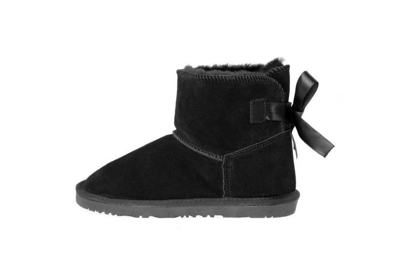 kamelshopping Mädchen Winterstiefel zum Schlupfen Winterboots moderner Winterschuh für Mädchen Lammfell gefüttert von kamelshopping