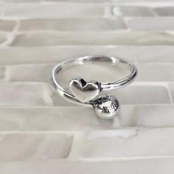 Baseball Ring - Softball Ich Liebe Sterling Silber Team Ball Spielerin Senior Geschenk Mutter Einstellbare Größe Baseball Ring - Softball Ich Liebe Sterling Silber Team Ball Spielerin Senior Geschenk Mutter Einstellbare Größe von kandsimpressions