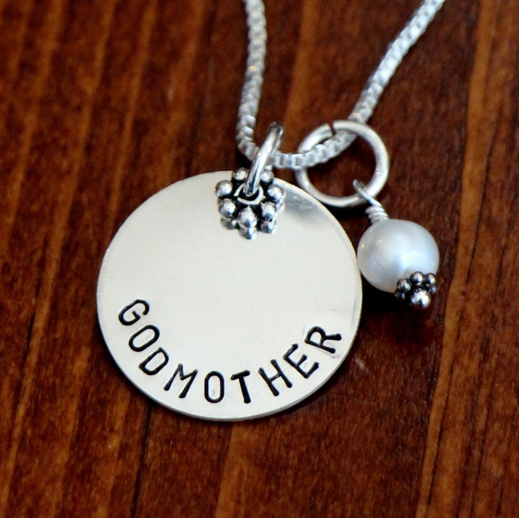 Patin Halskette - Personalisierter Handgestempelter Sterling Silber Anhänger von kandsimpressions