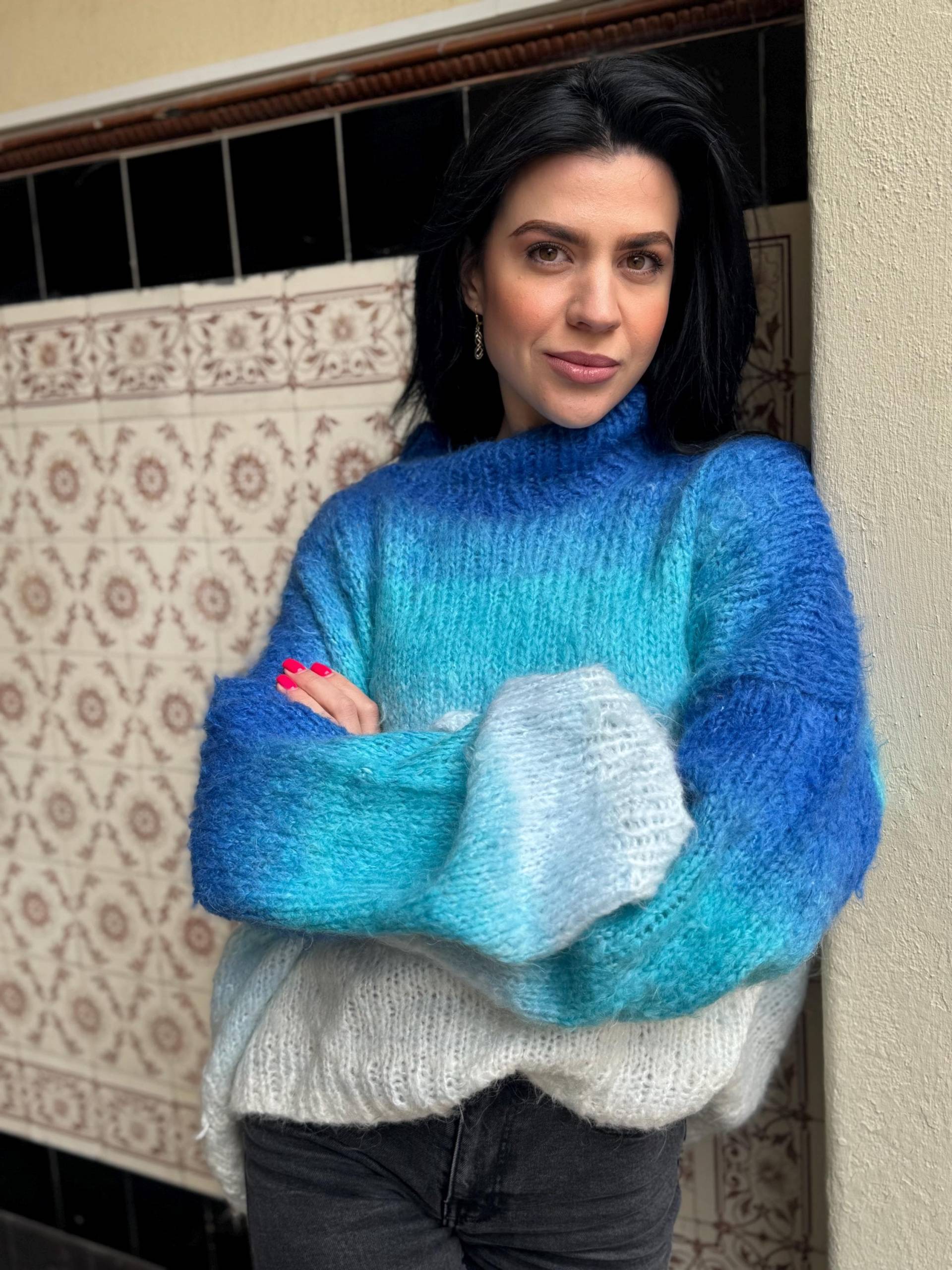Sky & Clouds Oversized Sweater - Xs-M Sky & Clouds Oversized Sweater - Xs-M von karakakaknit
