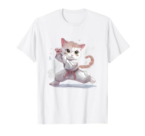 Katzen Karate Shirt, Damen Karate Kostüm, Karate für Jungen T-Shirt Katzen Karate Shirt, Damen Karate Kostüm, Karate für Jungen T-Shirt von karate tshirt, karate t shirt, karate for kids