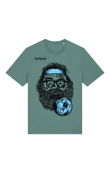 karlskopf Herren Print T-Shirt 100% Bio-Baumwolle HANDBALLER von karlskopf