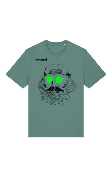 karlskopf Herren Print T-Shirt 100% Bio-Baumwolle SKATER von karlskopf