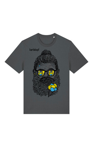 karlskopf Herren Print T-Shirt 100% Bio-Baumwolle SUMMERVIBES von karlskopf