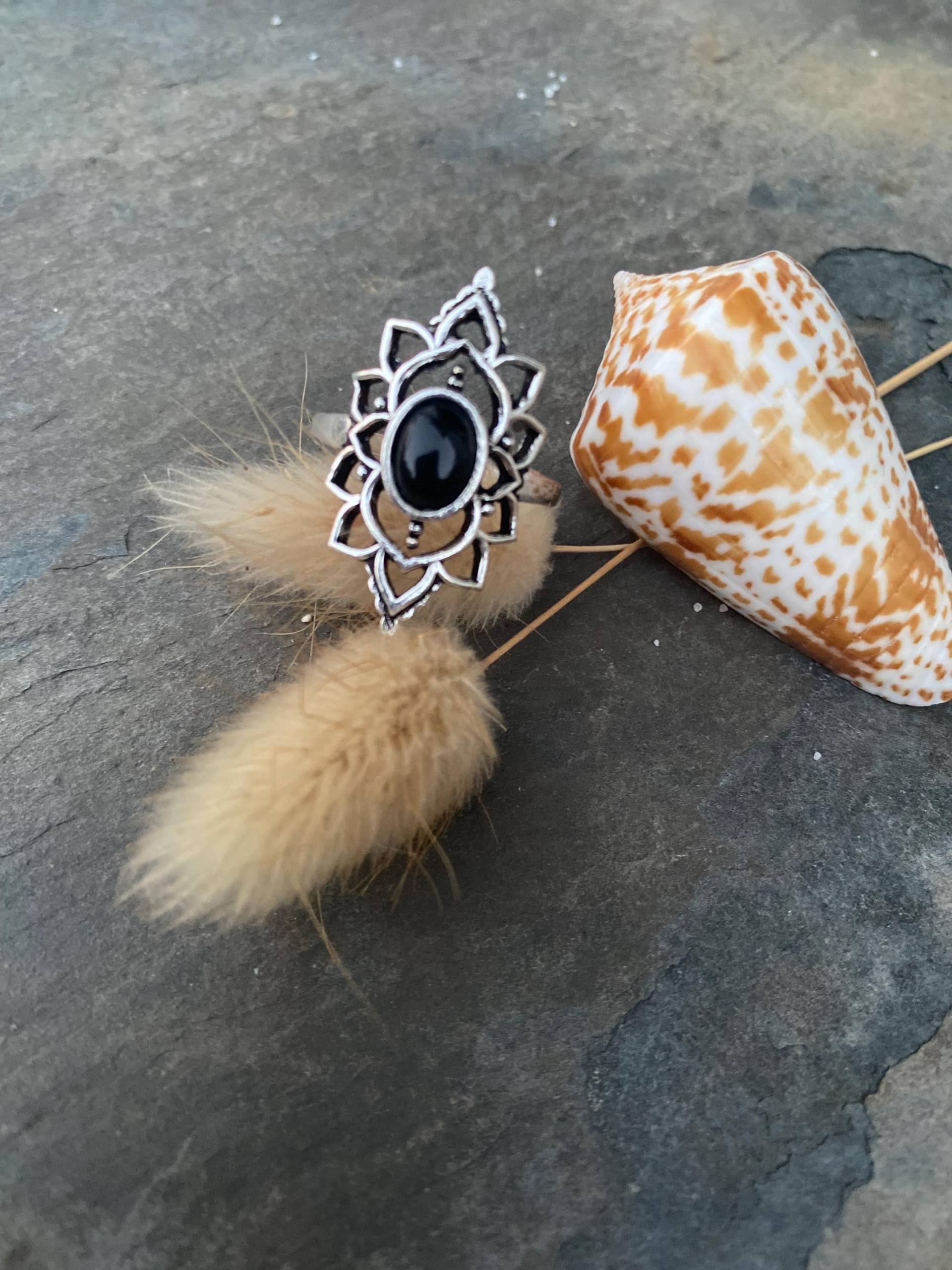 Ring Silber | Statementring Hippie-Schmuck Filigraner Filigran Silberner Boho Schmuck Festival Ring Silber | Statementring Hippie-Schmuck Filigraner Filigran Silberner Boho Schmuck Festival von karmaandcotton2025