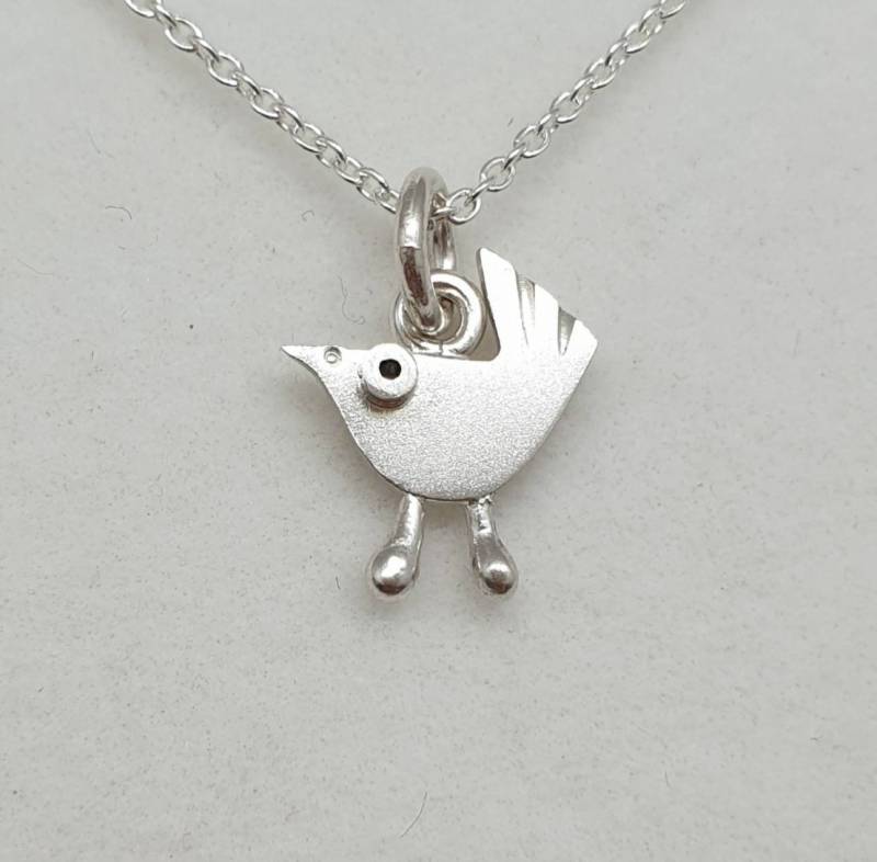 Bird Anhänger Sterling Silber Serie Mini Zoo von karramba