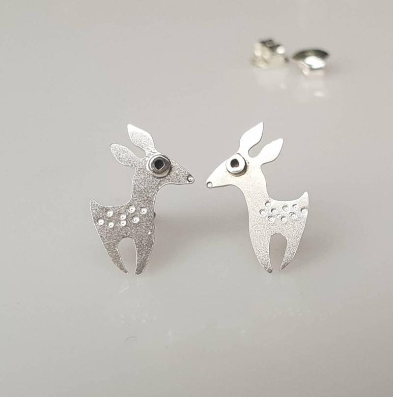 Deer Daniel Silber-Ohrstecker von karramba