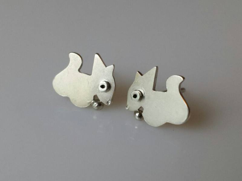 Eichhörnchen Ohrstecker Sterling Silber Mini Zoo von karramba