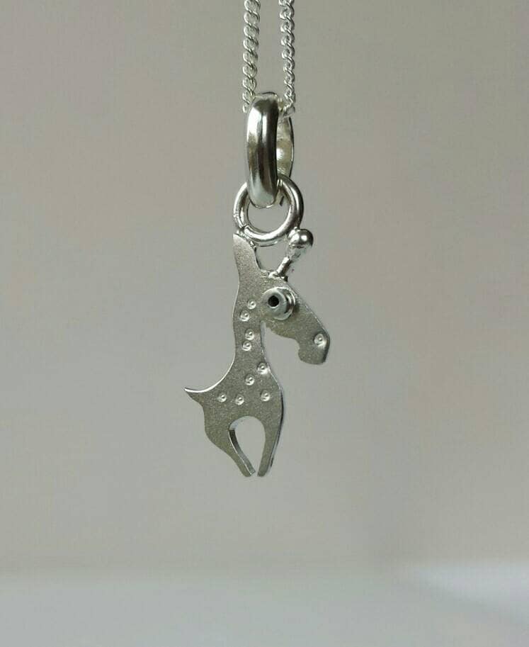 Giraffensilber-Charmanhänger Aus Der Mini-Zoo-Serie von karramba