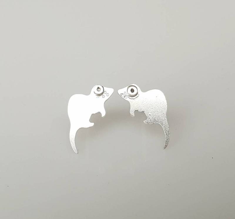 Otter Ohrstecker Silber Aus Der Mini-Zoo-Serie von karramba