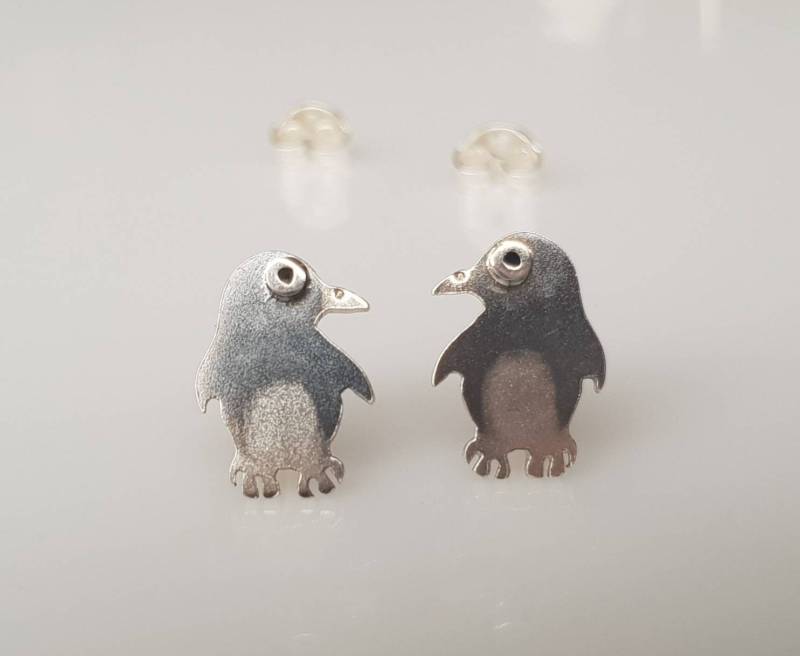 Pinguin Sterling Silber Ohrstecker von karramba