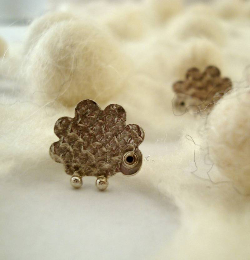 Sheep Sterling Silber Ohrstecker Mini Zoo Serie von karramba