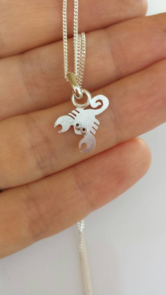 Skorpion Sterling Silber Charm Anhänger Von Mini Zoo Serie von karramba