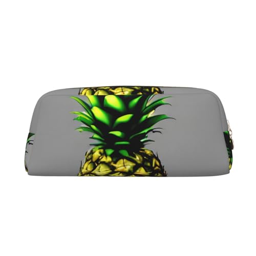 Federmäppchen mit Cartoon-Ananas-Druck, Federmäppchen mit Reißverschluss, tragbares Schreibwaren-Organizer, Federmäppchen – Büro und Reisen, Gold, One Size, Art-Deco Federmäppchen mit Cartoon-Ananas-Druck, Federmäppchen mit Reißverschluss, tragbares Schreibwaren-Organizer, Federmäppchen – Büro und Reisen, Gold, One Size, Art-Deco von kastiong