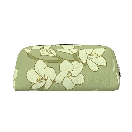 Federmäppchen mit Cartoon-Begonien-Druck, Federmäppchen mit Reißverschluss, tragbares Schreibwaren-Organizer, Federmäppchen – Büro und Reisen, Gold, One Size, Art-Deco von kastiong