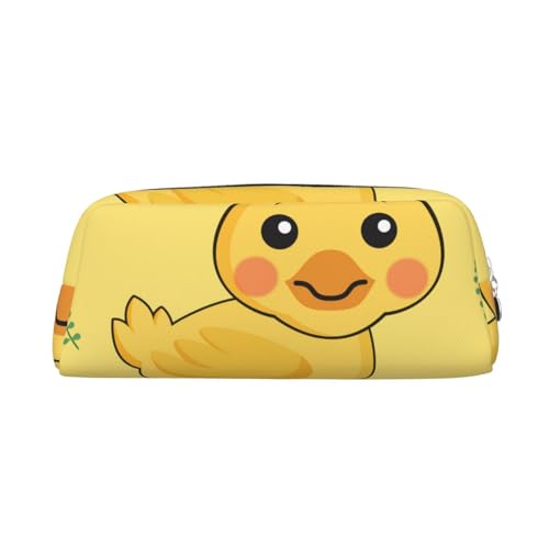 Federmäppchen mit Cartoon-Entenmuster, Federmäppchen mit Reißverschluss, tragbares Schreibwaren-Organizer, Federmäppchen – Büro und Reisen, Silber, One Size, Art-Deco Federmäppchen mit Cartoon-Entenmuster, Federmäppchen mit Reißverschluss, tragbares Schreibwaren-Organizer, Federmäppchen – Büro und Reisen, Silber, One Size, Art-Deco von kastiong