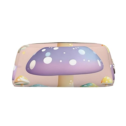Federmäppchen mit Cartoon-Pilz-Druck, Federmäppchen mit Reißverschluss, tragbares Schreibwaren-Organizer, Federmäppchen – Büro und Reisen, Gold, One Size, Art-Deco Federmäppchen mit Cartoon-Pilz-Druck, Federmäppchen mit Reißverschluss, tragbares Schreibwaren-Organizer, Federmäppchen – Büro und Reisen, Gold, One Size, Art-Deco von kastiong