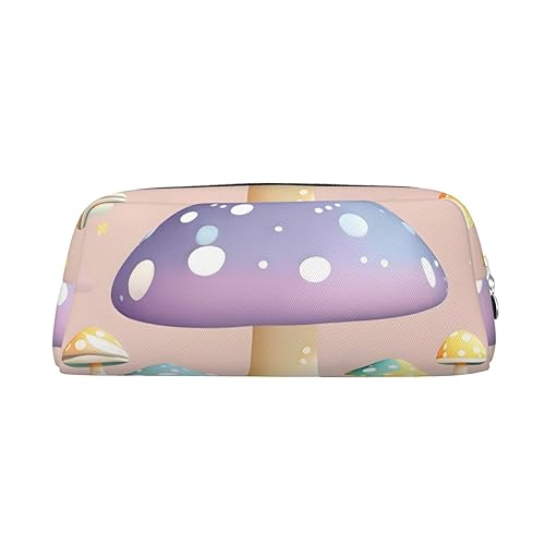 Federmäppchen mit Cartoon-Pilz-Druck, Federmäppchen mit Reißverschluss, tragbares Schreibwaren-Organizer, Federmäppchen – Büro und Reisen, Silber, One Size, Art-Deco Federmäppchen mit Cartoon-Pilz-Druck, Federmäppchen mit Reißverschluss, tragbares Schreibwaren-Organizer, Federmäppchen – Büro und Reisen, Silber, One Size, Art-Deco von kastiong