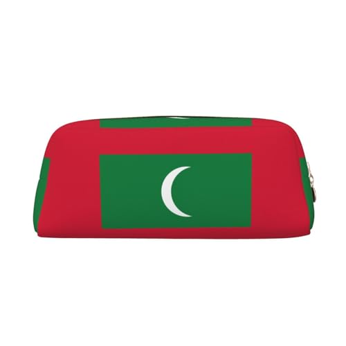 Federmäppchen mit Flagge der Malediven, Federmäppchen mit Reißverschluss, tragbares Schreibwaren-Organizer, Federmäppchen – Büro und Reisen, Gold, One Size, Art-Deco Federmäppchen mit Flagge der Malediven, Federmäppchen mit Reißverschluss, tragbares Schreibwaren-Organizer, Federmäppchen – Büro und Reisen, Gold, One Size, Art-Deco von kastiong