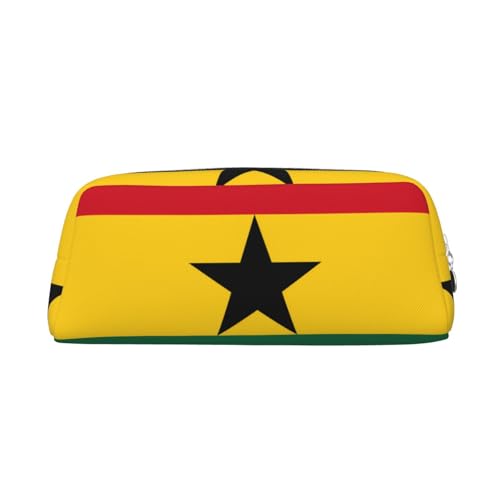 Federmäppchen mit Flagge von Ghana, Federmäppchen mit Reißverschluss, tragbares Schreibwaren-Organizer, Federmäppchen – Büro und Reisen, Silber, One Size, Art-Deco Federmäppchen mit Flagge von Ghana, Federmäppchen mit Reißverschluss, tragbares Schreibwaren-Organizer, Federmäppchen – Büro und Reisen, Silber, One Size, Art-Deco von kastiong