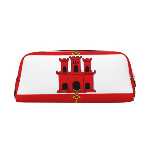 Federmäppchen mit Flagge von Gibraltar, Federmäppchen mit Reißverschluss, tragbares Schreibwaren-Organizer, Federmäppchen – Büro und Reisen, Gold, One Size, Art-Deco Federmäppchen mit Flagge von Gibraltar, Federmäppchen mit Reißverschluss, tragbares Schreibwaren-Organizer, Federmäppchen – Büro und Reisen, Gold, One Size, Art-Deco von kastiong