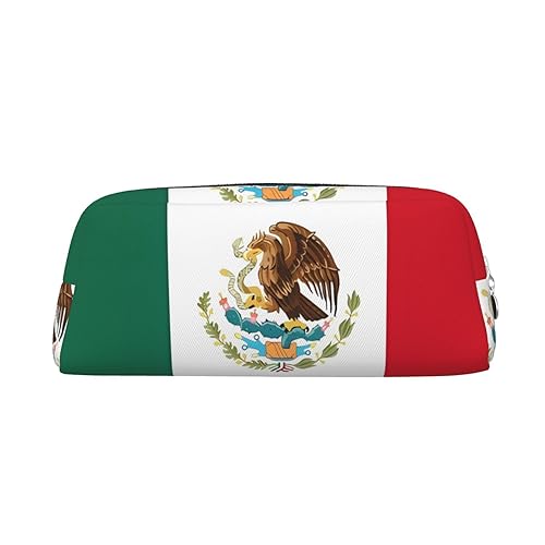 Federmäppchen mit Flagge von Mexiko, Federmäppchen mit Reißverschluss, tragbares Schreibwaren-Organizer, Federmäppchen – Büro Reisen, Silber, One Size, Art-Deco Federmäppchen mit Flagge von Mexiko, Federmäppchen mit Reißverschluss, tragbares Schreibwaren-Organizer, Federmäppchen – Büro Reisen, Silber, One Size, Art-Deco von kastiong