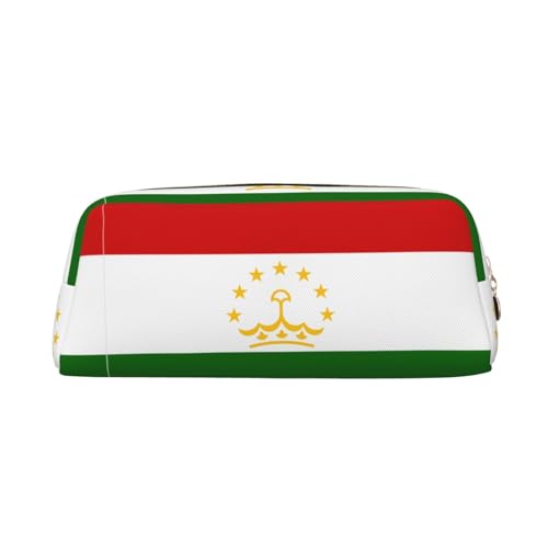 Federmäppchen mit Flagge von Tadschikistan, Federmäppchen mit Reißverschluss, tragbares Schreibwaren-Organizer, Federmäppchen – Büro Reisen, Gold, One Size, Art-Deco von kastiong