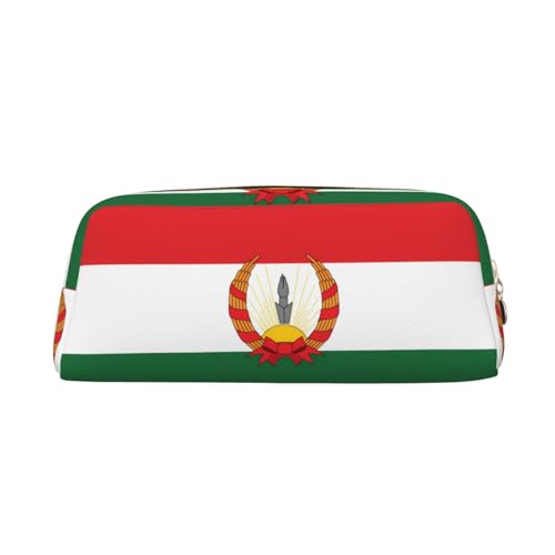 Federmäppchen mit Flaggenmotiv von Mahabad, Federmäppchen mit Reißverschluss, tragbares Schreibwaren-Organizer, Federmäppchen – Büro und Reisen, Gold, One Size, Art-Deco Federmäppchen mit Flaggenmotiv von Mahabad, Federmäppchen mit Reißverschluss, tragbares Schreibwaren-Organizer, Federmäppchen – Büro und Reisen, Gold, One Size, Art-Deco von kastiong