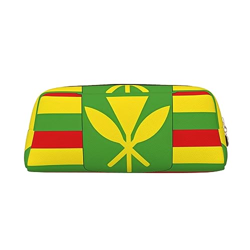 Federmäppchen mit Hawaii-Flagge, Federmäppchen mit Reißverschluss, tragbares Schreibwaren-Organizer, Federmäppchen – Büro und Reisen, Gold, One Size, Art-Deco Federmäppchen mit Hawaii-Flagge, Federmäppchen mit Reißverschluss, tragbares Schreibwaren-Organizer, Federmäppchen – Büro und Reisen, Gold, One Size, Art-Deco von kastiong