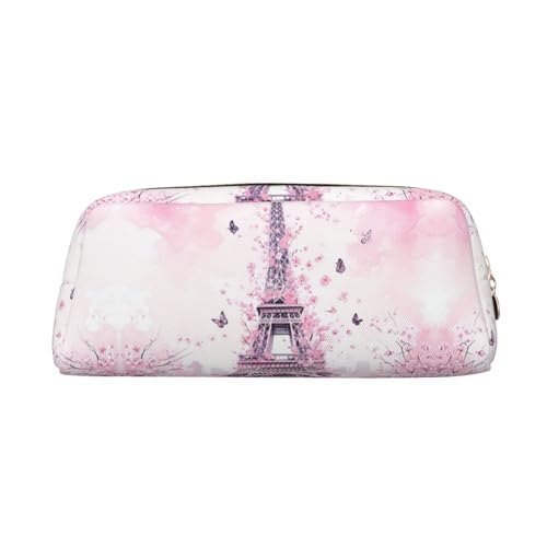 Federmäppchen mit Kirschenmotiv, Federmäppchen mit Reißverschluss, tragbares Schreibwaren-Organizer, Federmäppchen – Büro und Reisen, Gold, One Size, Art-Deco von kastiong