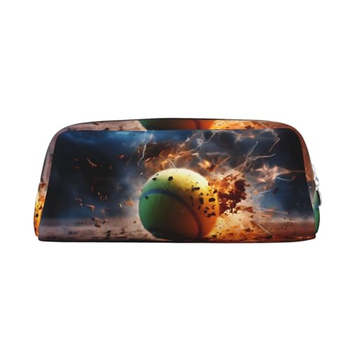 Federmäppchen mit Lightning-Tennisdruck, Federmäppchen mit Reißverschluss, tragbares Schreibwaren-Organizer, Federmäppchen – Büro und Reisen, Silber, One Size, Art-Deco Federmäppchen mit Lightning-Tennisdruck, Federmäppchen mit Reißverschluss, tragbares Schreibwaren-Organizer, Federmäppchen – Büro und Reisen, Silber, One Size, Art-Deco von kastiong