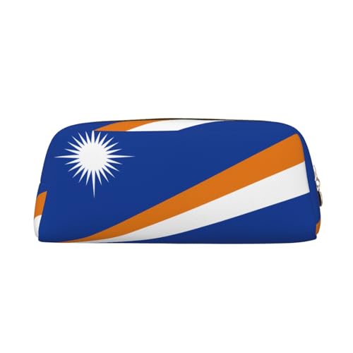 Federmäppchen mit Marshallinsel-Flagge, Federmäppchen mit Reißverschluss, tragbares Schreibwaren-Organizer, Federmäppchen – Büro und Reisen, Gold, One Size, Art-Deco Federmäppchen mit Marshallinsel-Flagge, Federmäppchen mit Reißverschluss, tragbares Schreibwaren-Organizer, Federmäppchen – Büro und Reisen, Gold, One Size, Art-Deco von kastiong