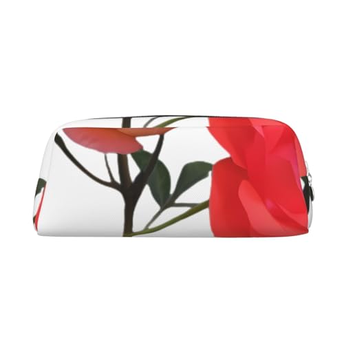 Federmäppchen mit Mondblumen-Aufdruck, Federmäppchen mit Reißverschluss, tragbares Schreibwaren-Organizer, Federmäppchen – Büro und Reisen, Silber, One Size, Art-Deco von kastiong