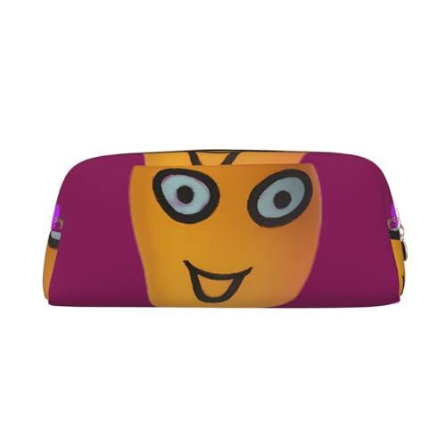 Federmäppchen mit Smiley-Mango-Druck, Federmäppchen mit Reißverschluss, tragbares Schreibwaren-Organizer, Federmäppchen – Büro und Reisen, Gold, One Size, Art-Deco Federmäppchen mit Smiley-Mango-Druck, Federmäppchen mit Reißverschluss, tragbares Schreibwaren-Organizer, Federmäppchen – Büro und Reisen, Gold, One Size, Art-Deco von kastiong