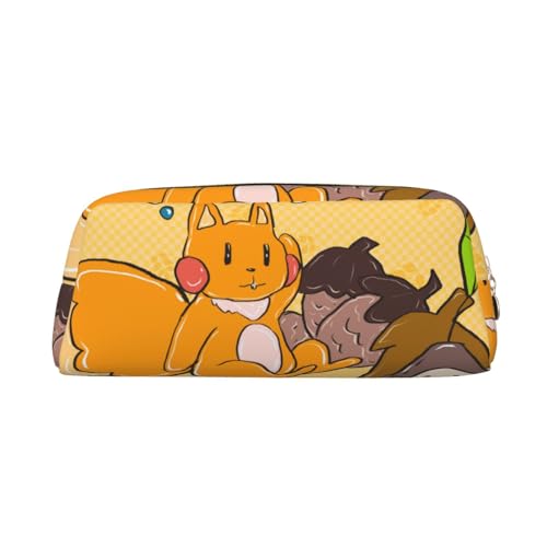 Federmäppchen mit Sonnenblumenkern-Eichhörnchen-Druck, Federmäppchen mit Reißverschluss, tragbares Schreibwaren-Organizer, Federmäppchen – Büro und Reisen, gold, Einheitsgröße, Art déco Federmäppchen mit Sonnenblumenkern-Eichhörnchen-Druck, Federmäppchen mit Reißverschluss, tragbares Schreibwaren-Organizer, Federmäppchen – Büro und Reisen, gold, Einheitsgröße, Art déco von kastiong